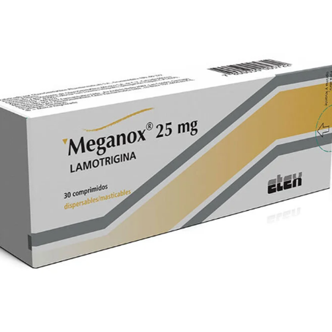 Meganox Lamotrigina 25 mg 30 Comprimidos. 1