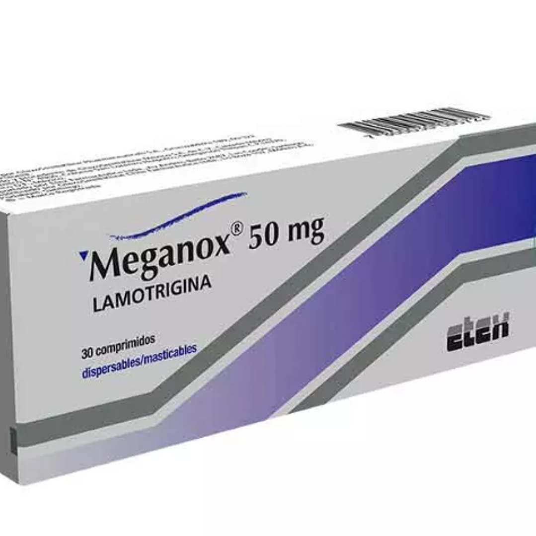 Meganox Lamotrigina  50 mg 30 Comprimidos. 1
