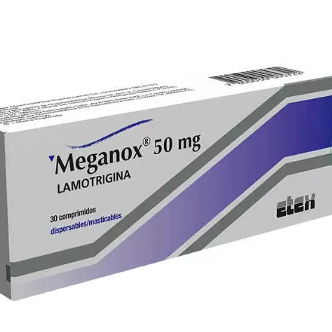 Meganox Lamotrigina 50 mg 30 Comprimidos dispersables. 1