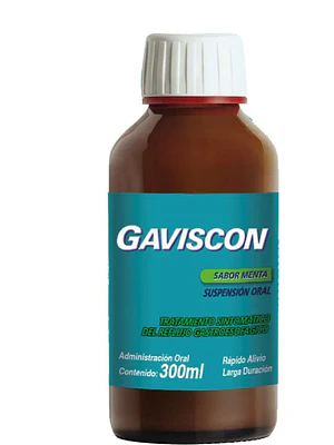 Gaviscon Original Suspensión Sabor menta 300 ml.