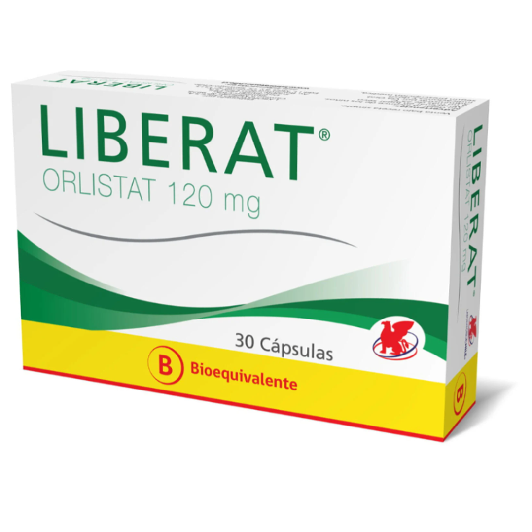 Liberat (B) Orlistat 120 mg 30 Cápsulas. 1