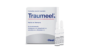 Traumeel 5 ampollas solución inyectable. Heel