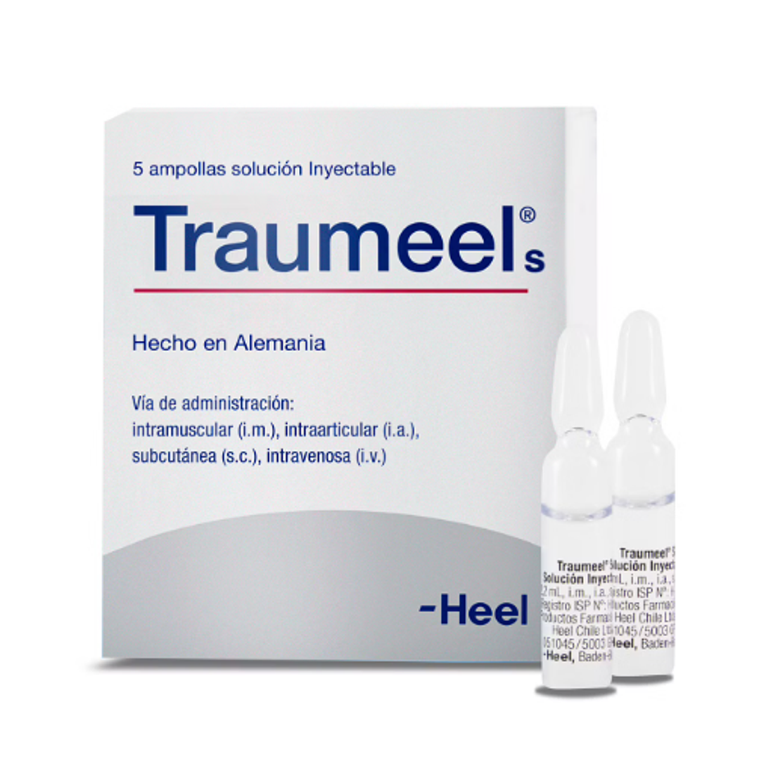 Traumeel 5 ampollas solución inyectable. Heel 1