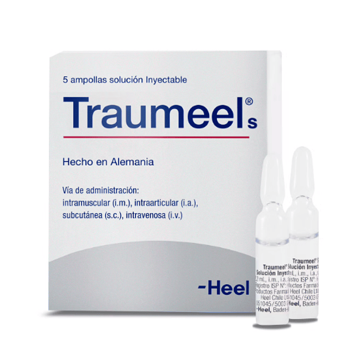 Traumeel 5 ampollas solución inyectable. Heel 1