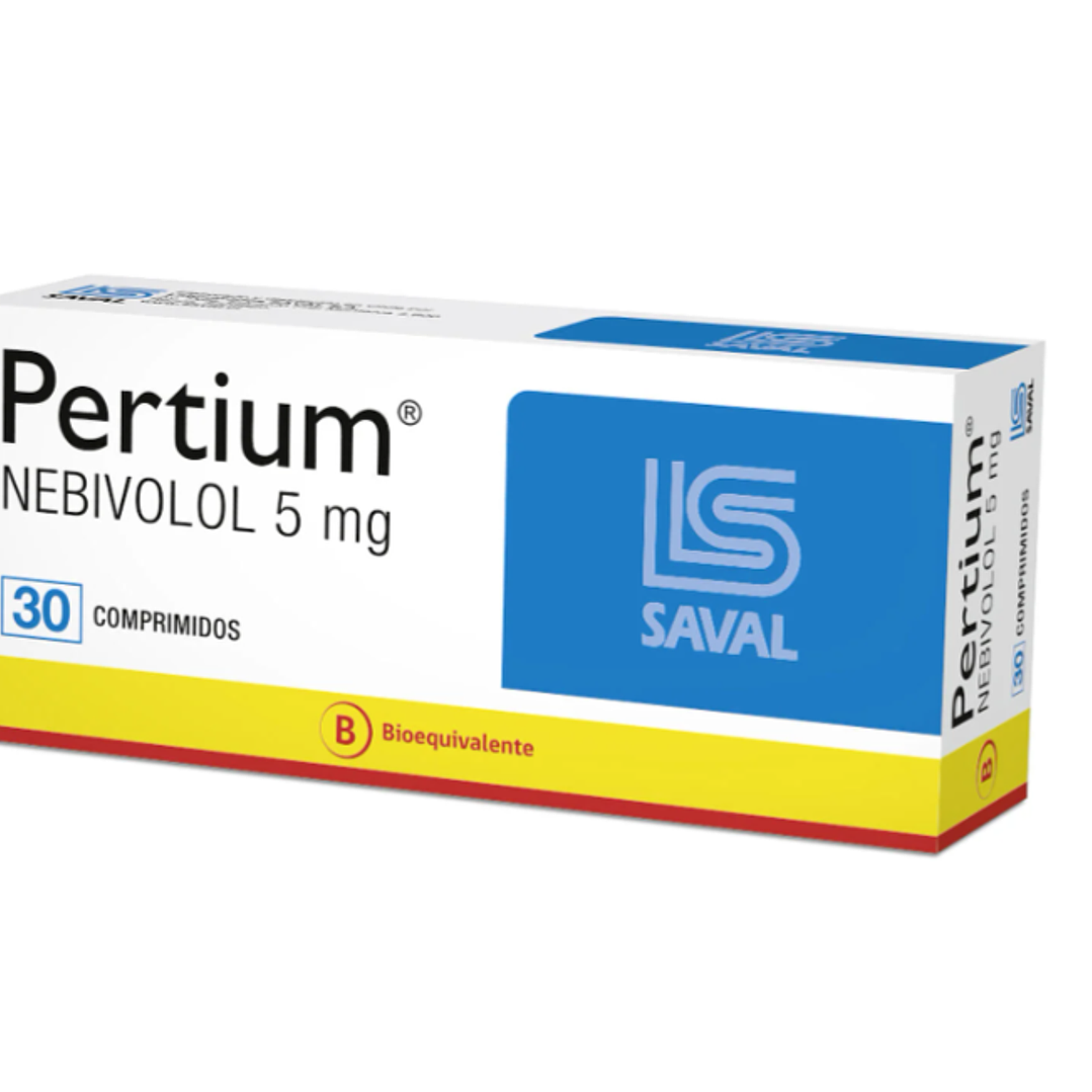 Pertium (B) Nebivolol 5 mg  30 Comprimidos. 1