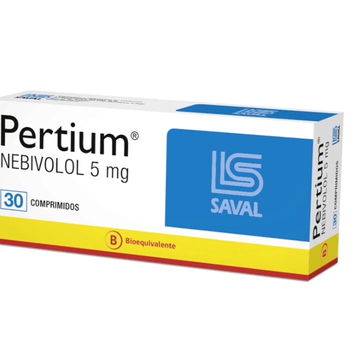 Pertium (B) Nebivolol 5 mg  30 Comprimidos. 1