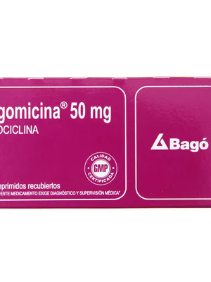 Bagomicina Minociclina 50 mg 60 Comprimidos recubiertos.