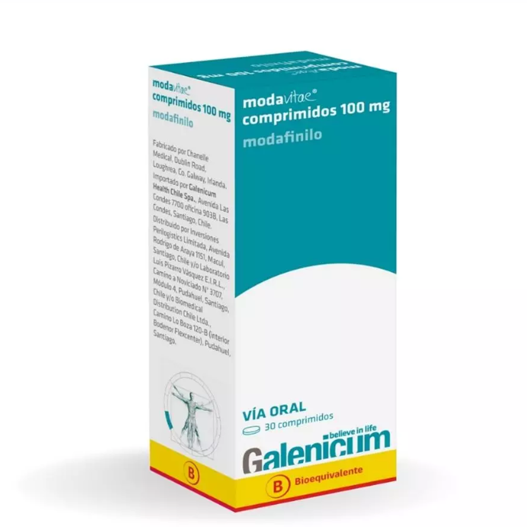 Modavitae (B) Modafinilo 100 mg 30 Comprimidos.	 1