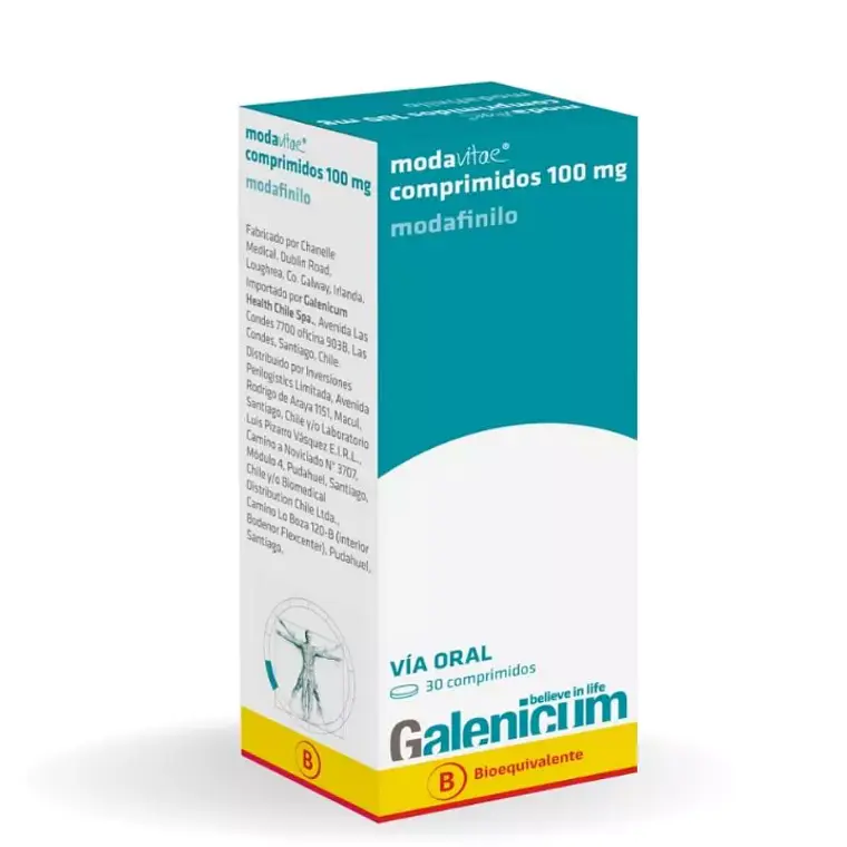 Modavitae (B) Modafinilo 100 mg 30 Comprimidos. 1