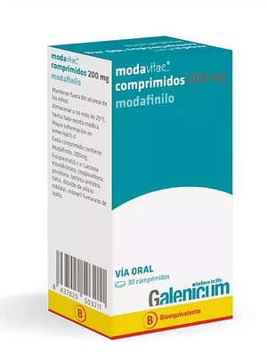 Modavitae (B) Modafinilo 200 mg 30 Comprimidos.