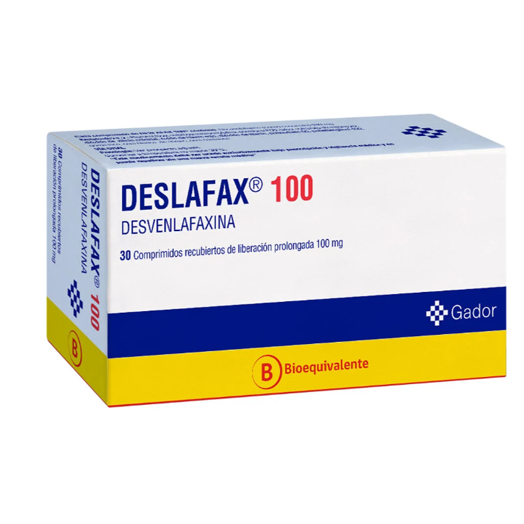 Deslafax (B) Desvenlafaxina 100 mg 30 Comprimidos. 1