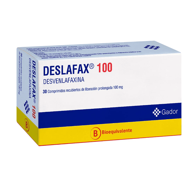 Deslafax (B) Desvenlafaxina 100 mg 30 Comprimidos. 1