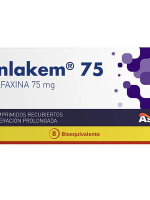 Venlakem (B) Venlafaxina 75 mg 30 Comprimidos recubiertos.