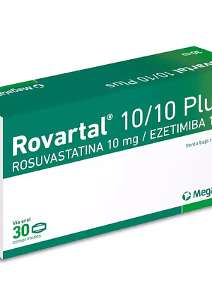 Rovartal  10/10 mg Plus 30 Comprimidos.