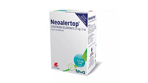 Neoalertop Levocetirizina 2,5 mg / 5 ml Jarabe 120 ml.