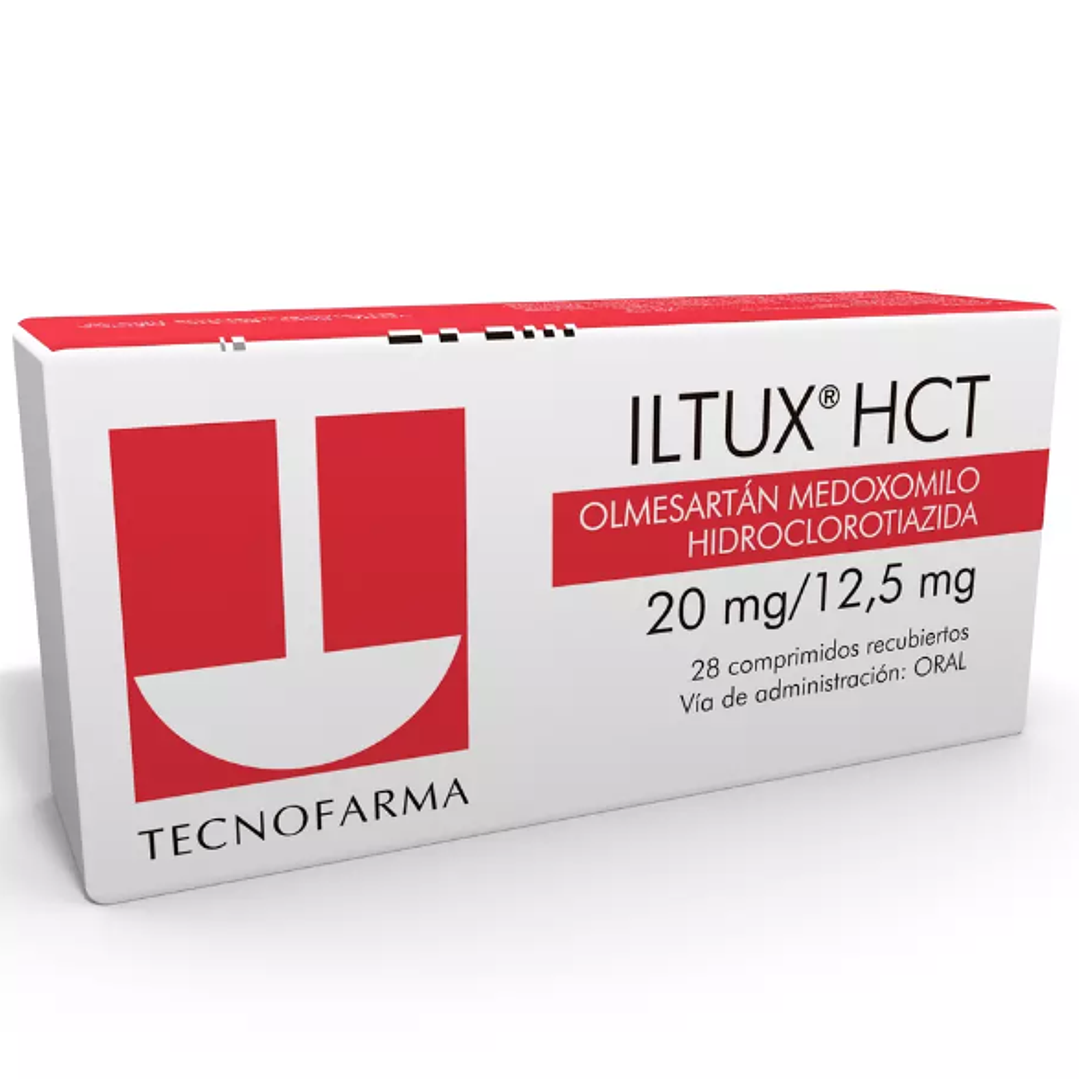 Iltux HCT 20 mg / 12,5mg 28 Comprimidos recubiertos. 1