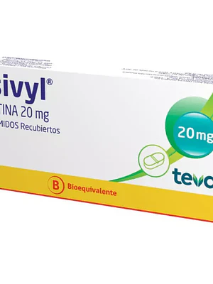 Posivyl (B) Paroxetina 20 mg 30 Comprimidos recubiertos.