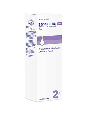 Benza AC Peróxido de Benzoílo 5% Gel tópico 60 g.