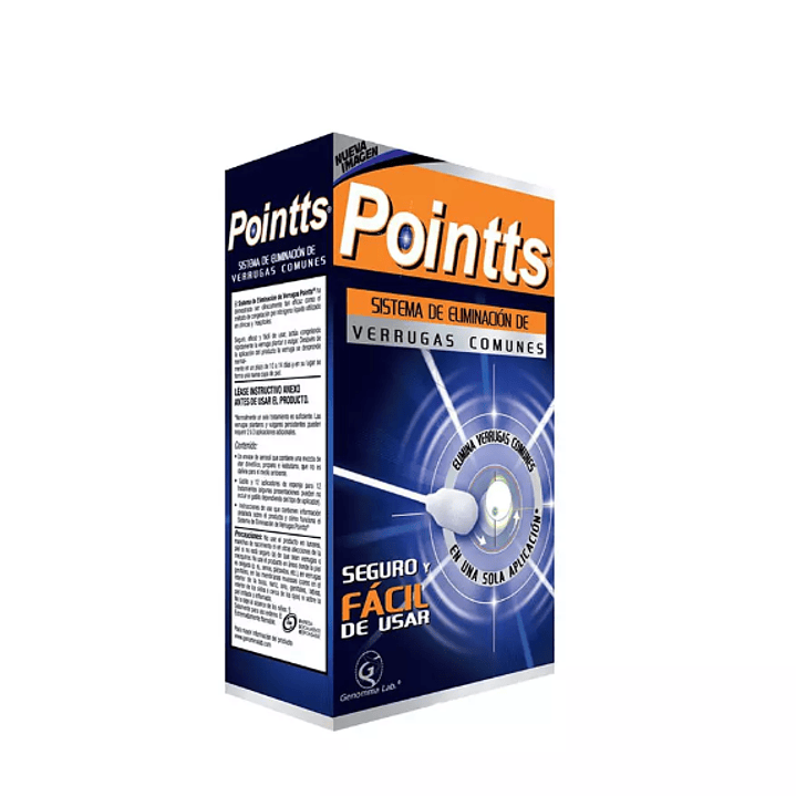 Pointts Sistema de eliminación de verrugas. Genomma 1