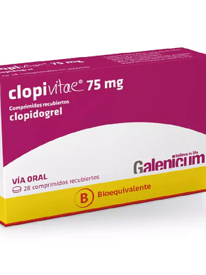 Clopivitae (B) Clopidrogrel 75 mg 28 Comprimidos recubiertos.