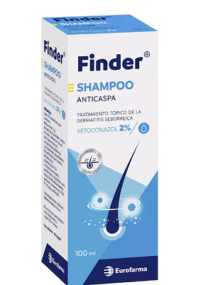 Finder Ketoconazol 2% Shampoo anticaspa 100 ml.