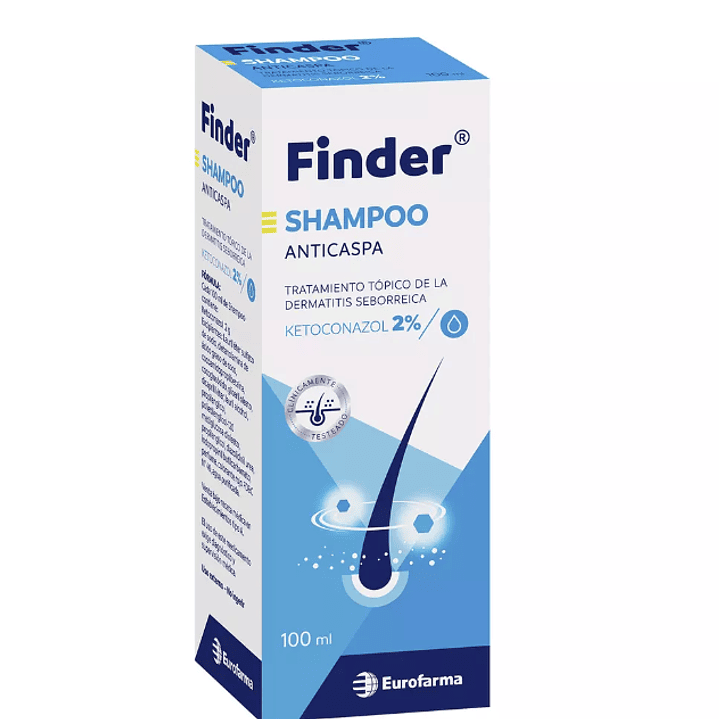 Finder Ketoconazol 2% Shampoo anticaspa 100 ml. 1