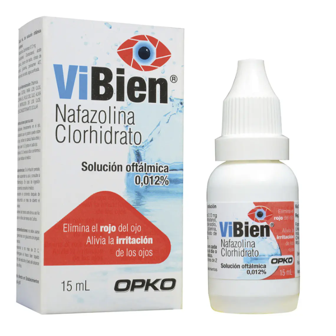 ViBien Nafazolina 0,012 % Solución oftálmica 15 ml. 1