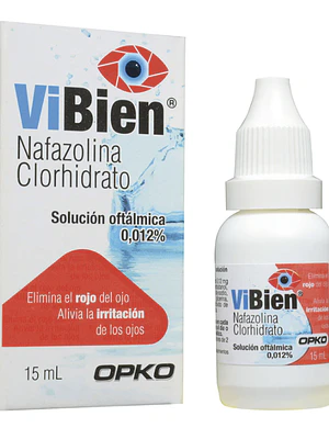 ViBien Nafazolina 0,012 % Solución oftálmica 15 ml.
