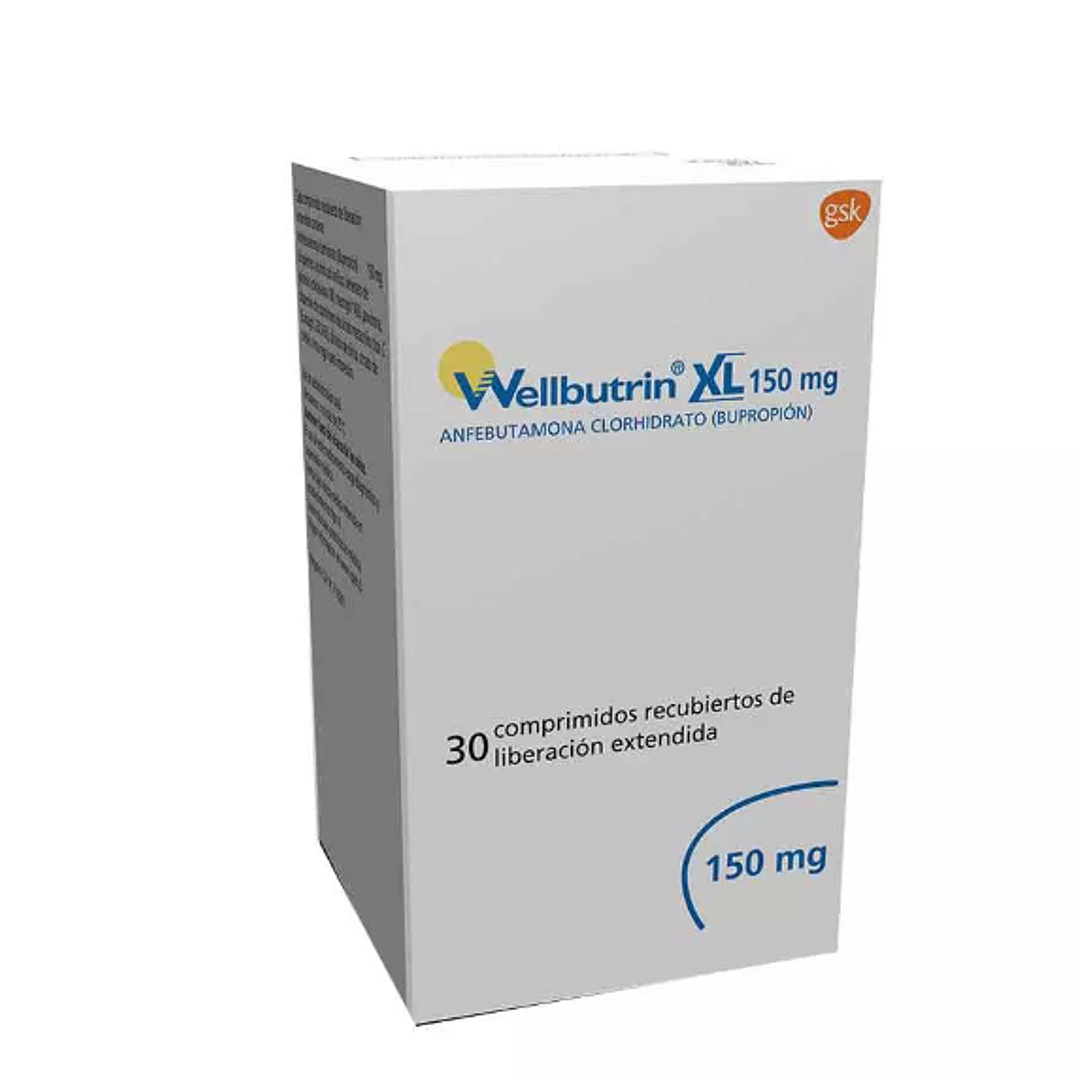 Wellbutrin XL 150 mg 30 Comprimidos de liberación extendida. 1