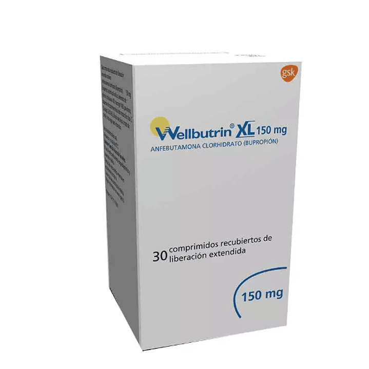 Wellbutrin XL 150 mg 30 Comprimidos de liberación extendida. 1