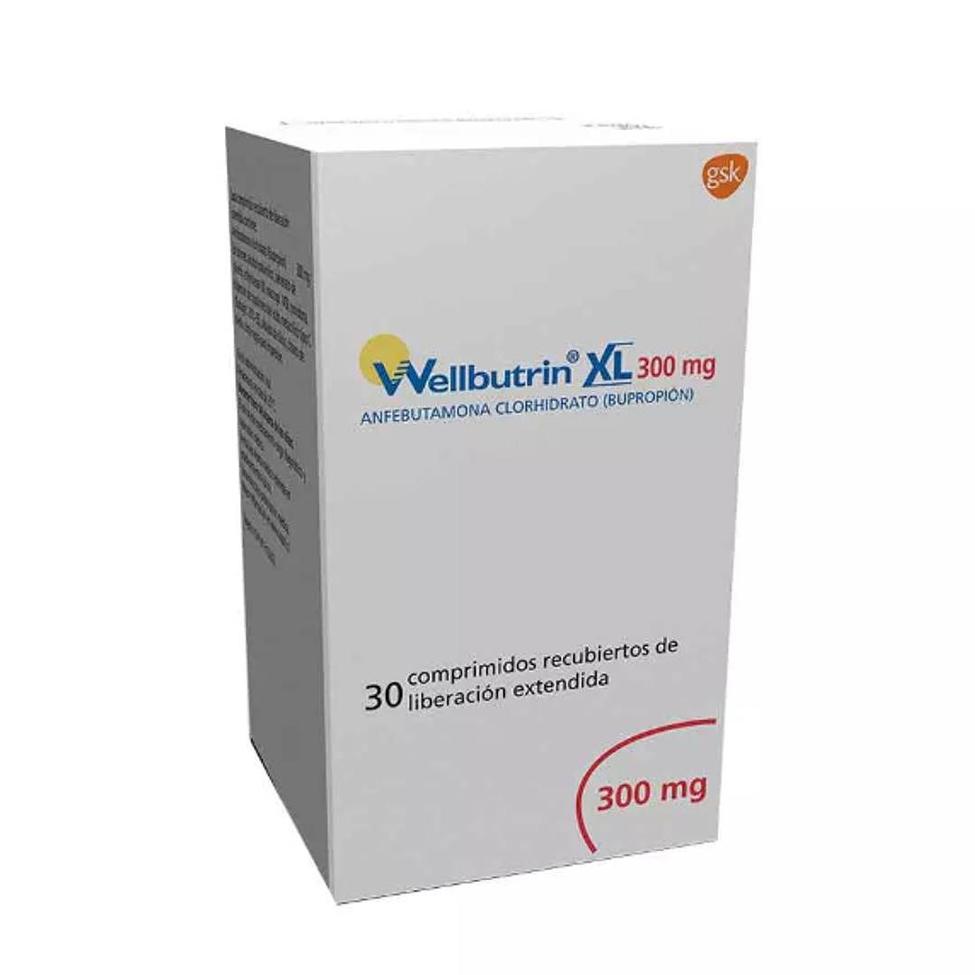 Wellbutrin XL 300 mg 30 Comprimidos de liberación extendida. 1