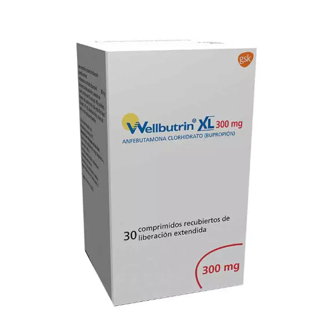 Wellbutrin XL Anfebutamona 300 mg 30 Comprimidos. 1