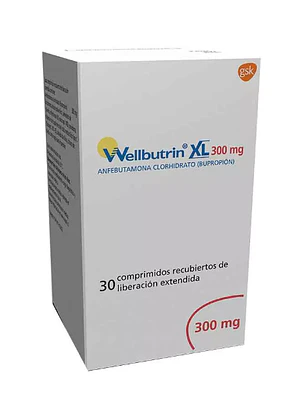 Wellbutrin XL Anfebutamona 300 mg 30 Comprimidos.