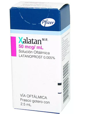 Xalatan  Latanoprost 0,005% Solución oftálmica 2,5 ml.