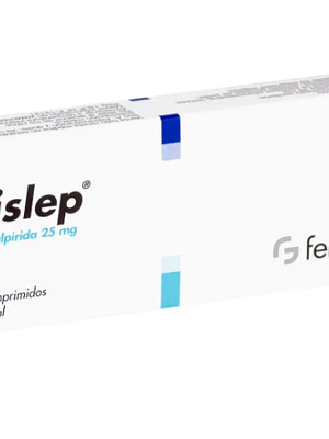 Dislep Levosulpirida 25 mg 20 Comprimidos.
