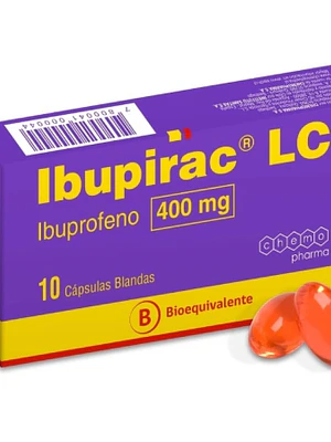 Ibupirac LC (B) Ibuprofeno 400 mg 10 Cápsulas blandas.