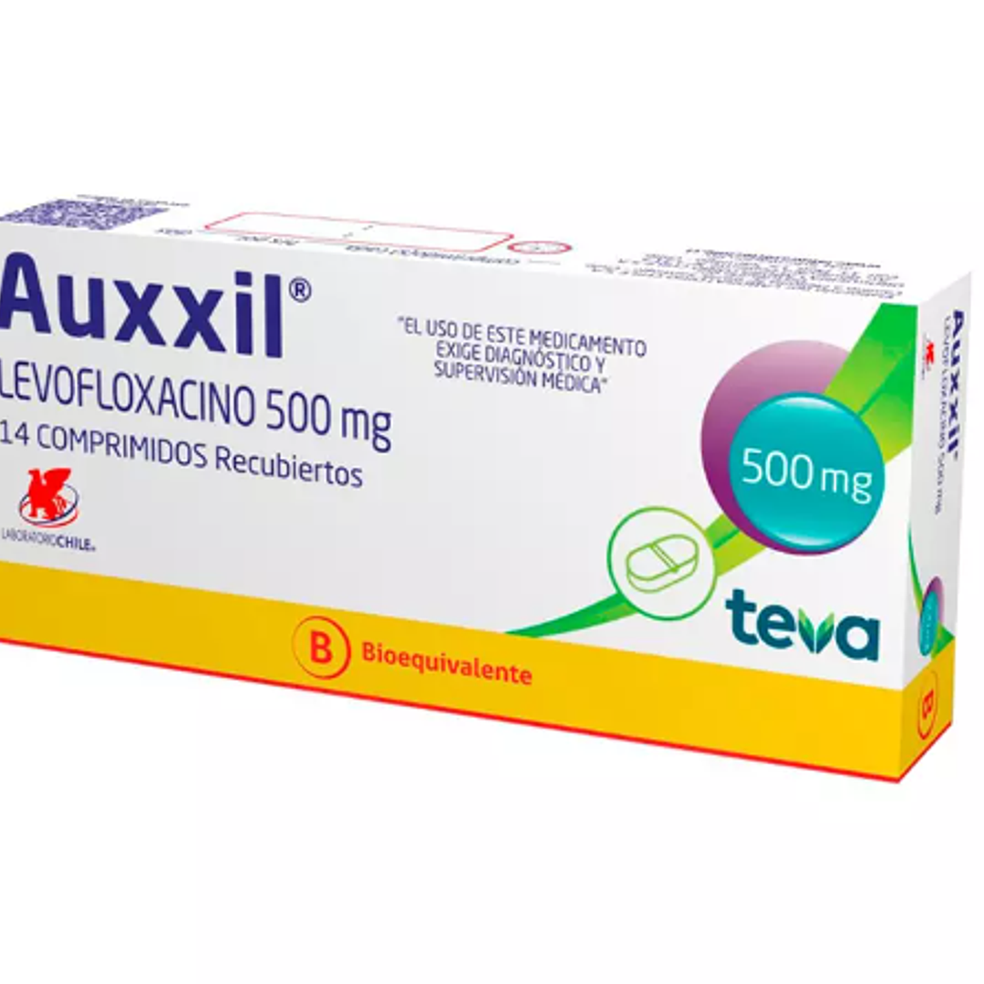 Auxxil (B) Levofloxacino 500 mg 14 Comprimidos recubiertos. 1