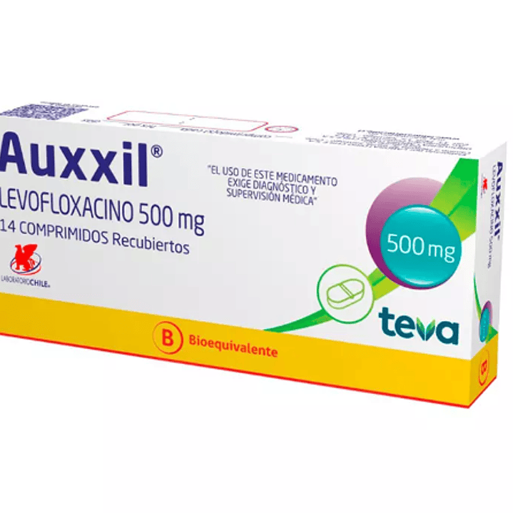 Auxxil (B) Levofloxacino 500 mg 14 Comprimidos recubiertos. 1