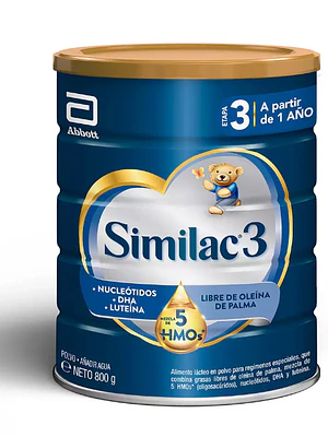 Similac 3 Fórmula infantil 5HMO 800 g.