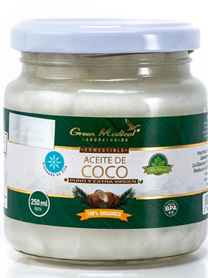 Aceite de Coco 250 ml. Green medical