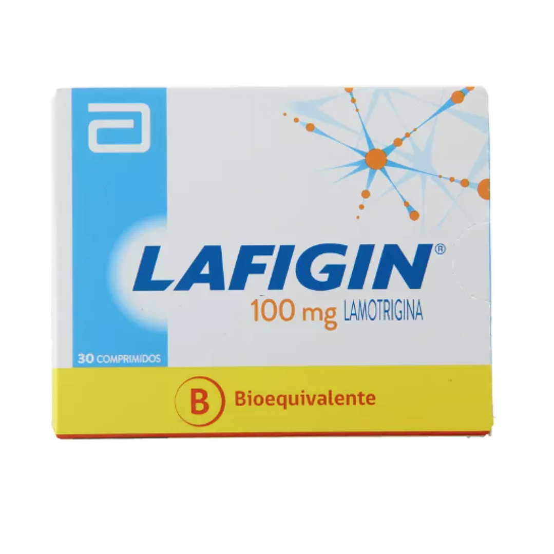 Lafigin (B) Lamotrigina 100 mg 30 Comprimidos. 1