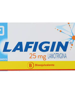 Lafigin (B) Lamotrigina 25 mg 30 Comprimidos.