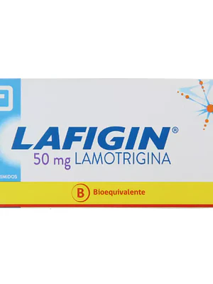 Lafigin (B) Lamotrigina 50 mg 30 Comprimidos.