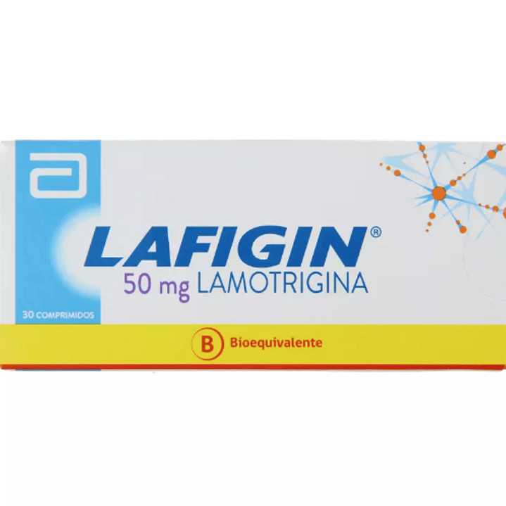 Lafigin (B) Lamotrigina 50 mg 30 Comprimidos. 1