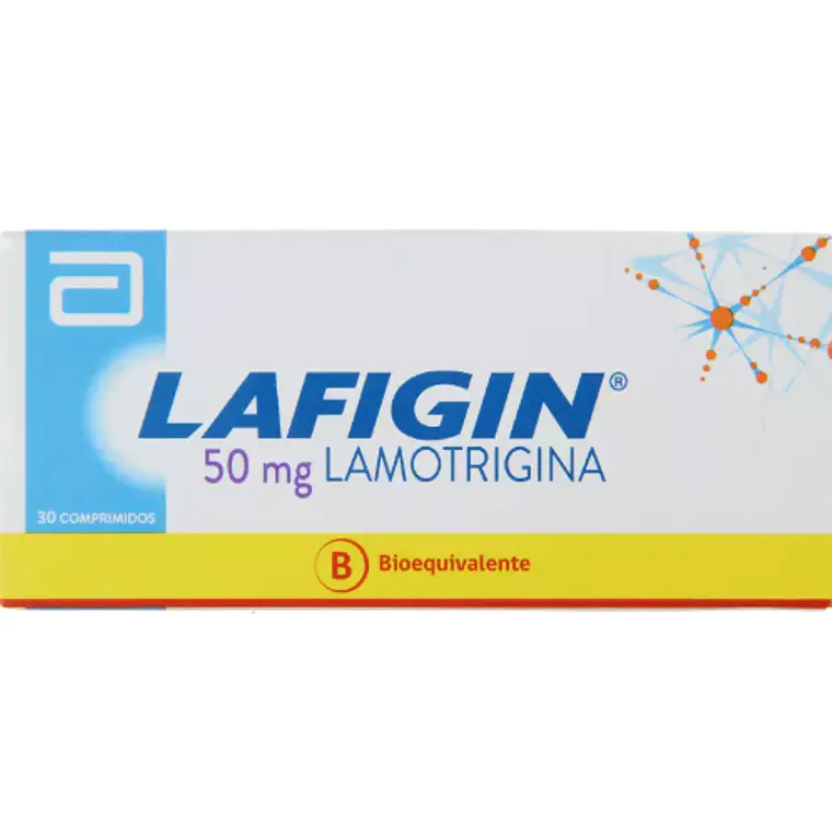 Lafigin (B) Lamotrigina 50 mg 30 Comprimidos. 1