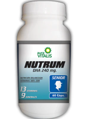 Nutrum Senior 60 Cápsulas. Aura Vitalis