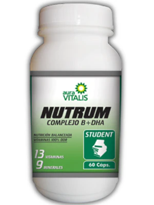 Nutrum Student 60 Cápsulas. Aura Vitalis
