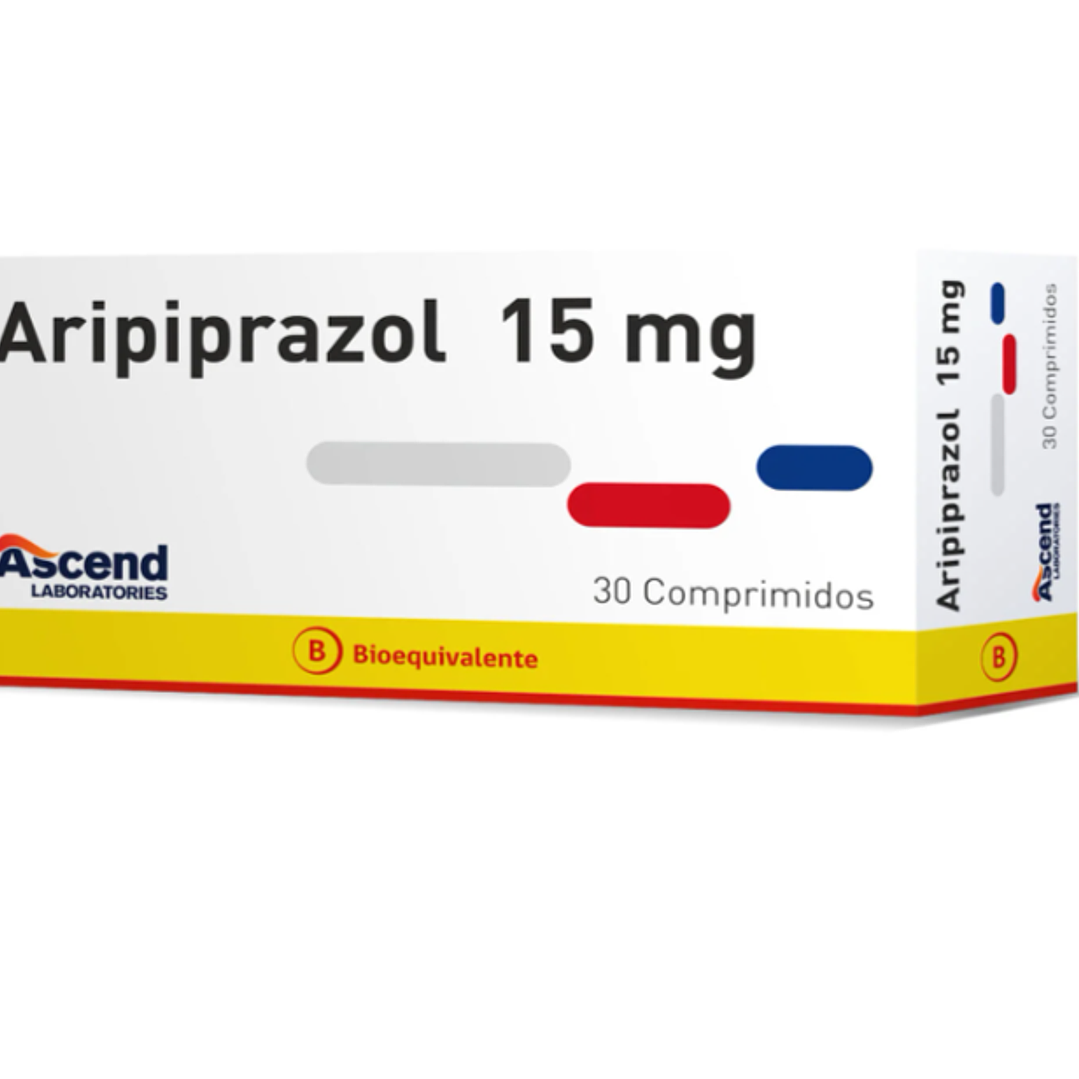 Aripiprazol (B) 15 mg 30 Comprimidos. Ascend 1