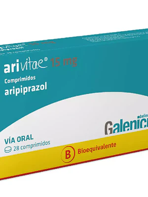Arivitae (B) Aripiprazol 15 mg 28 Comprimidos.