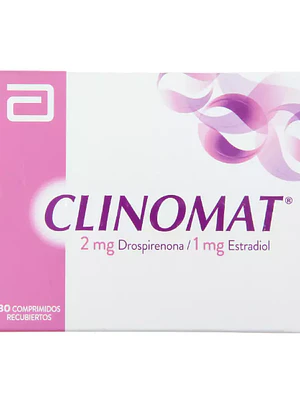 Clinomat Drospirenona, Estradiol 30 Comprimidos recubiertos.